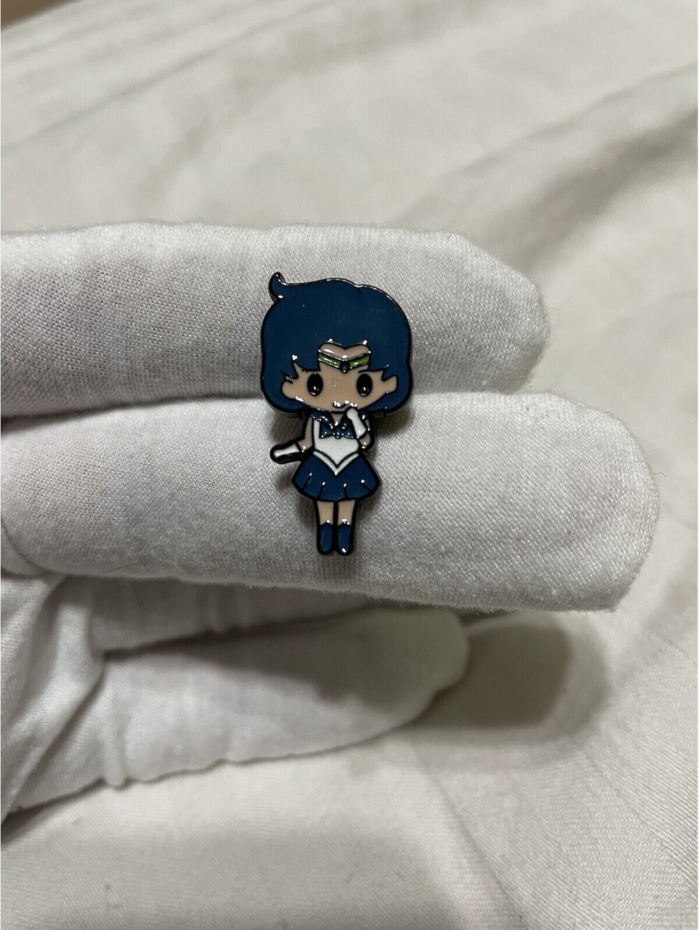 Sailor moon sailor mercury enamel pin brooch anime cartoon cute funny